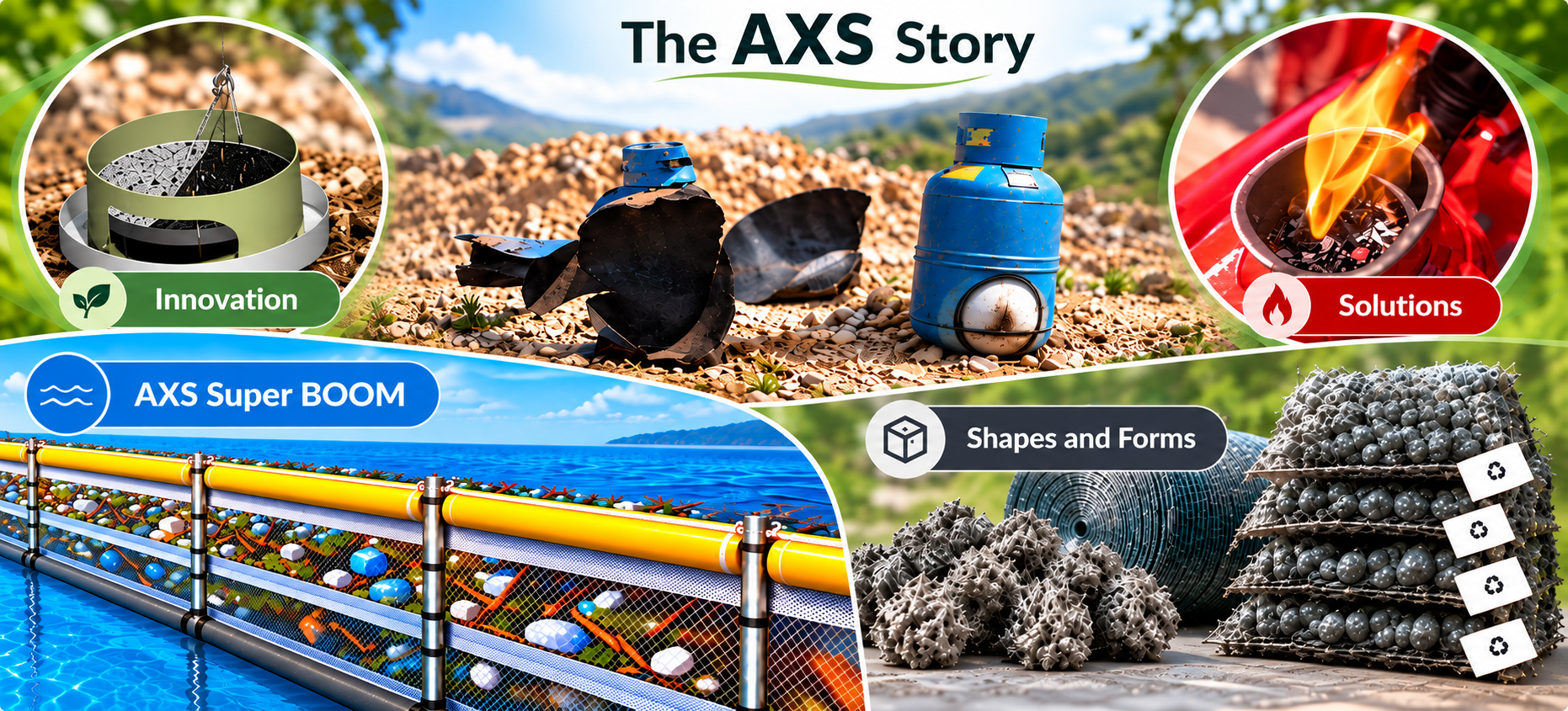 The AXS Story — Innovation, Solutions, AXS Super BOOM, and Shapes and Forms