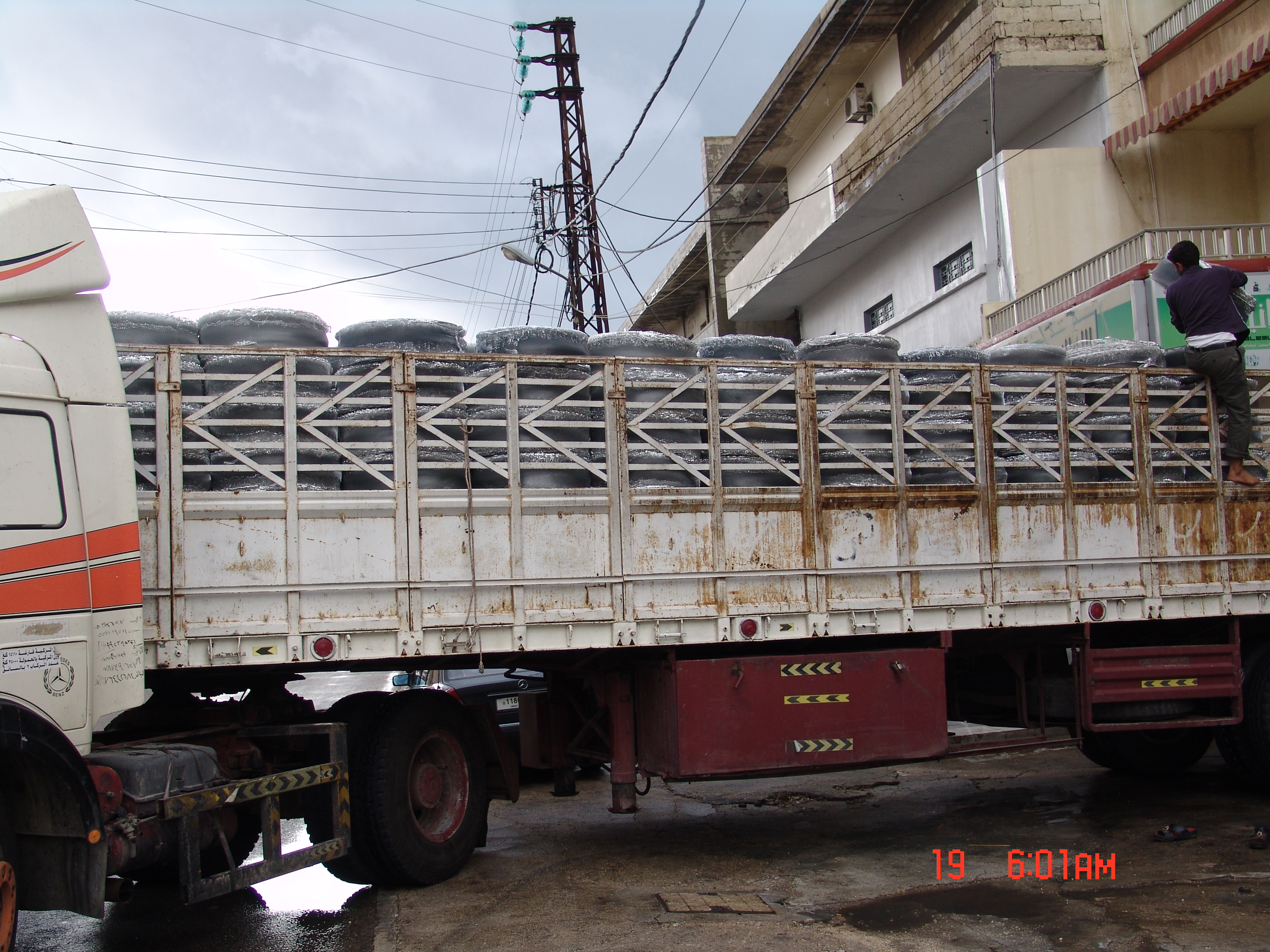 AXS materials arriving for the Oman installation